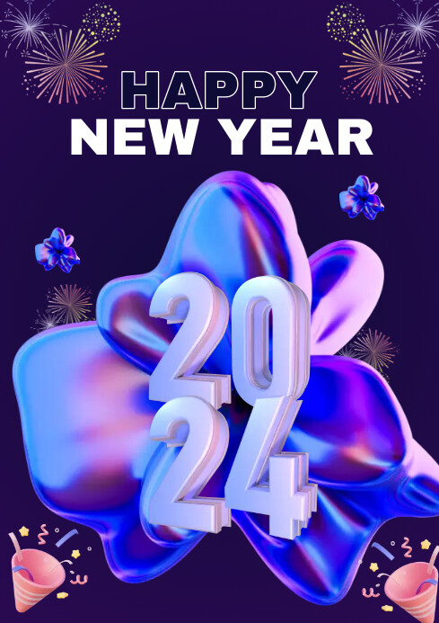 Happy New Year Template PosterMyWall