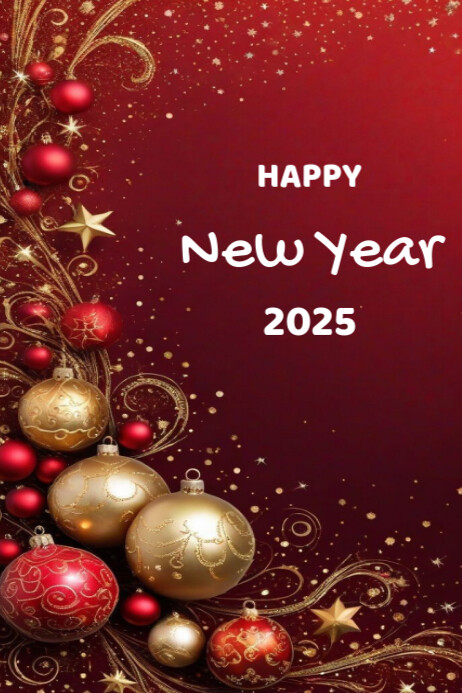 Happy New Year Templates And Online Greeting Cards Poster | PosterMyWall