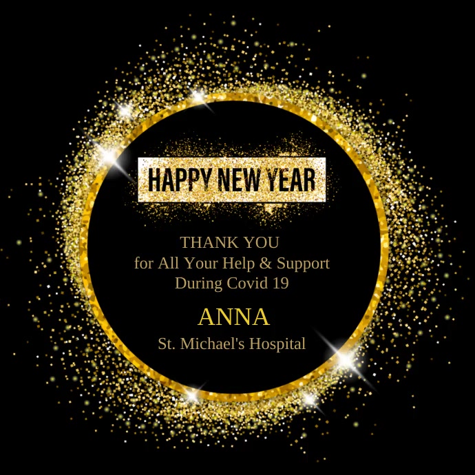 Happy New Year thank you Template | PosterMyWall
