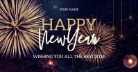 happy new year video Facebook Shared Image template