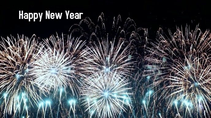 Happy new year video Presentazione (16:9) template