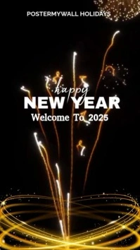 Happy New Year Video  Instagram Reel template