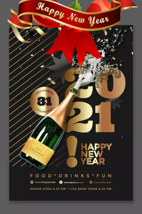 happy new year wishes Iphosta template