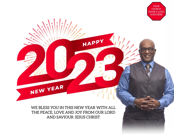 happy new year wishes online card template | PosterMyWall