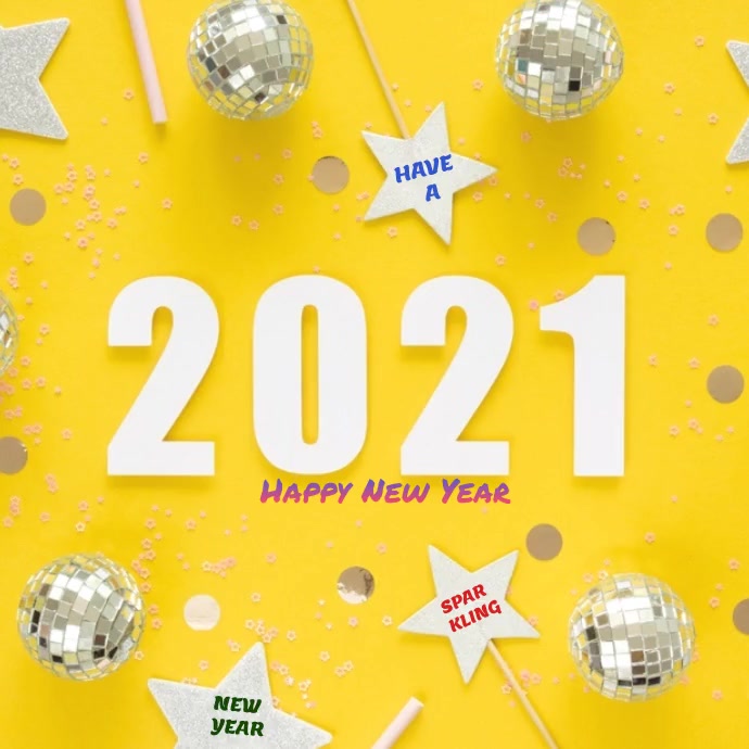 新年快乐祝福壁纸模板 Postermywall 新年快乐祝福壁纸模板 Postermywall