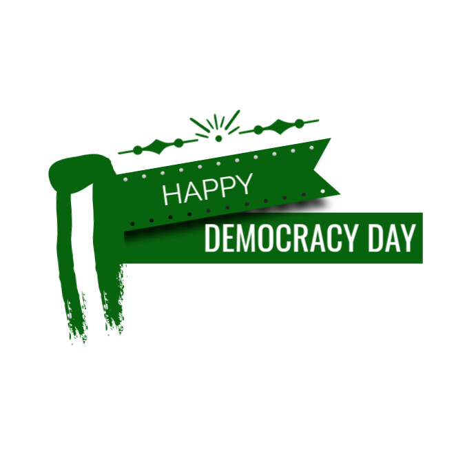 Happy Nigeria Democracy Day Template | PosterMyWall