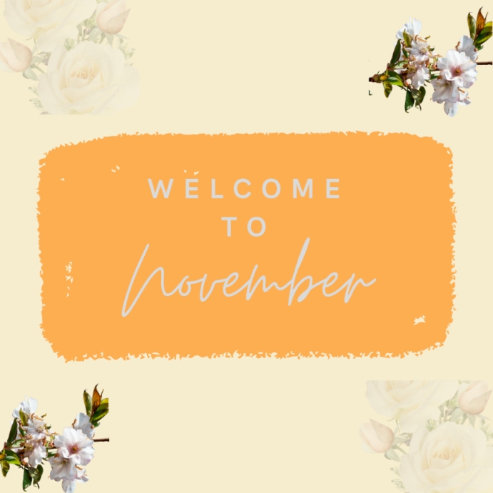 Happy November Template | PosterMyWall