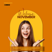 HAPPY OCTOBER POSTER INSTAGRAM POST (1) Template | PosterMyWall