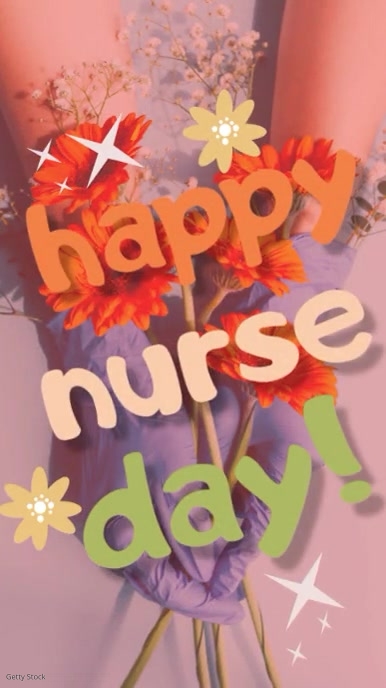 Happy Nurse Day Groovy Story Ads Template | PosterMyWall