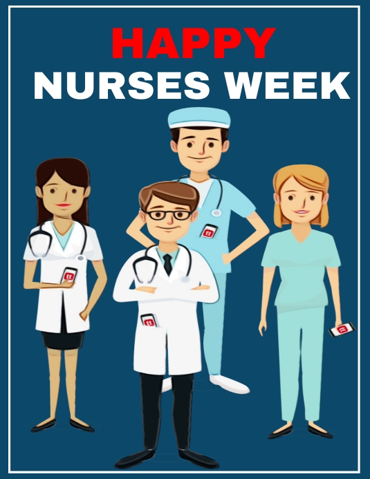 Happy Nurses week, Nurses Day Template | PosterMyWall