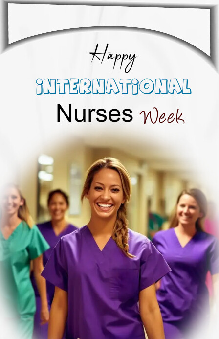 Happy Nurses Week Banner Template | PosterMyWall