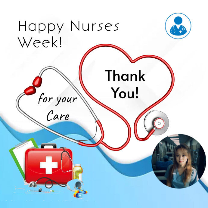 Copy Of Happy Nurses Week Poster Template PosterMyWall Copy Of Happy Nurses Week Poster Template PosterMyWall