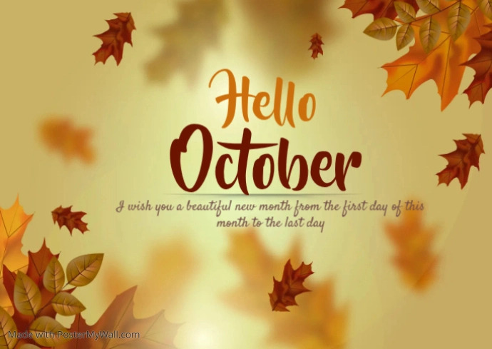 Oct Poster Copy of happy october poster | PosterMyWall