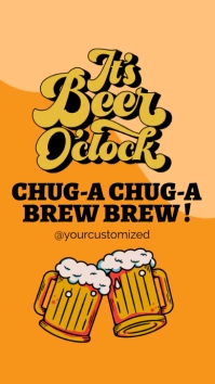 happy oktoberfest,beer fest celebration Instagram Story template