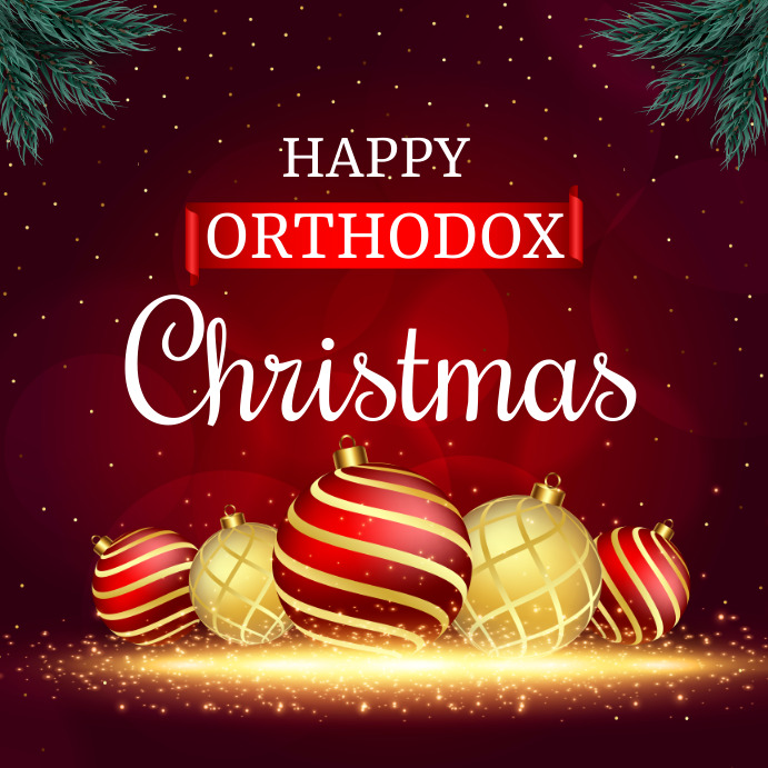 Happy orthodox christmas Template PosterMyWall Orthodox Christmas