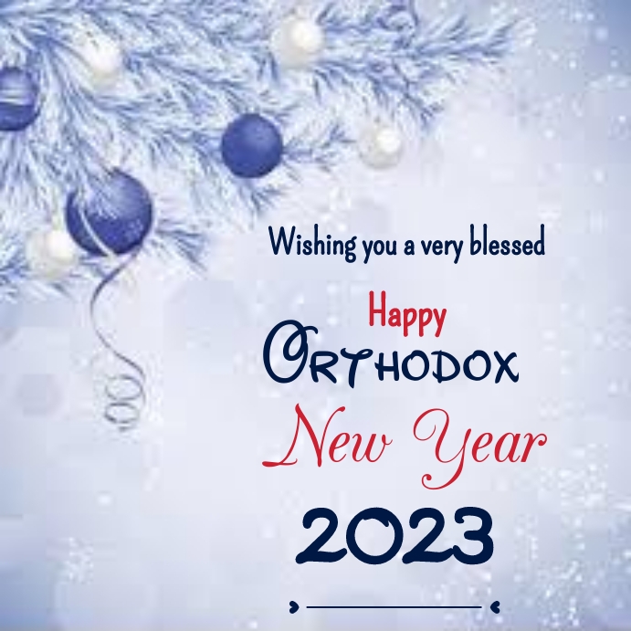 happy orthodox new year Instagram post (1) Template | PosterMyWall
