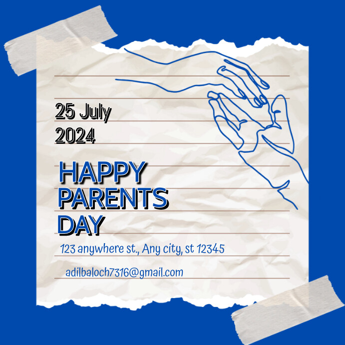 Happy parents day Template | PosterMyWall