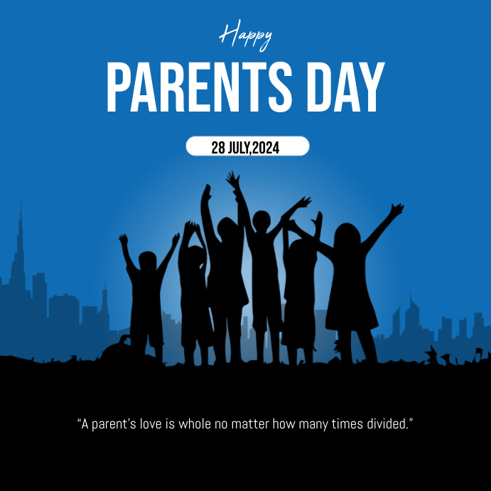 happy parents day Template | PosterMyWall