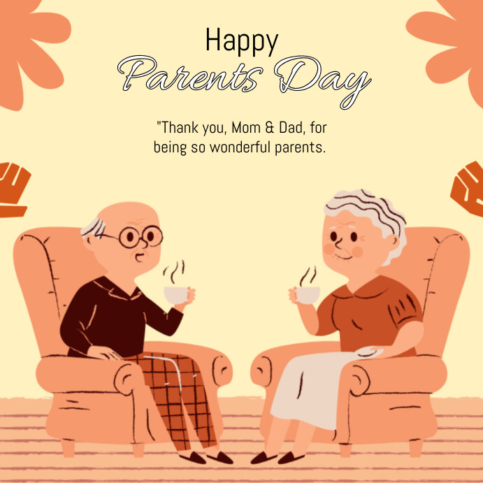 Copy of happy parents day | PosterMyWall