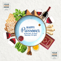 Happy Passover 2026 Post Template Instagram-bericht