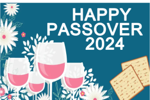 Happy passover Label template