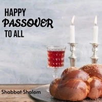 Happy Passover Publicación de Instagram template
