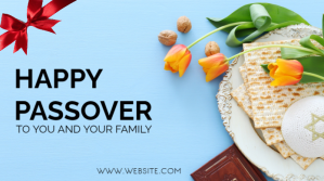 Happy Passover Facebook Ad Message Twitter template