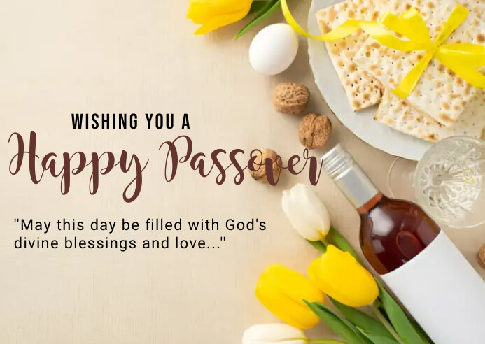 Plantilla de happy passover poster | PosterMyWall