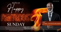 Happy pentecost sunday pastor template Facebook Shared Image