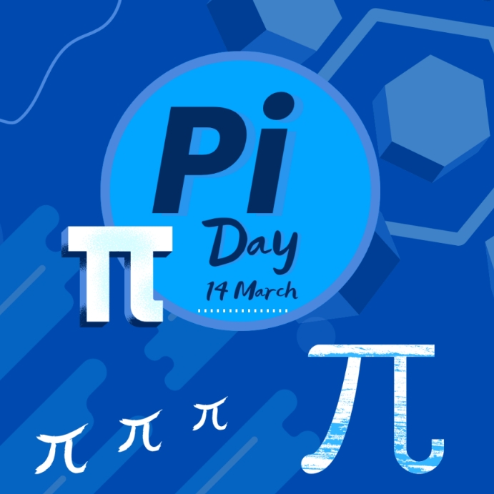happy pi day Instagram Post template