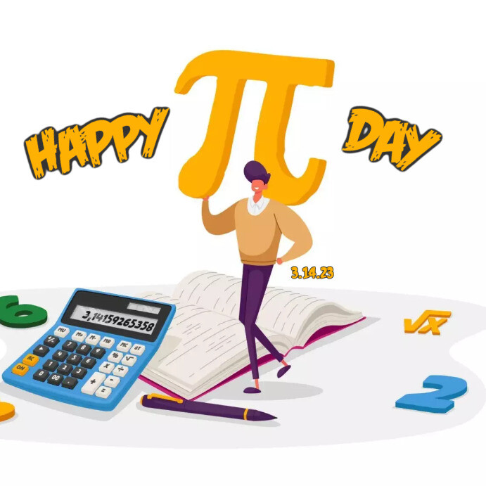 Happy Pi Day Square (1:1) template