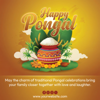 Happy Pongal Message Instagram template