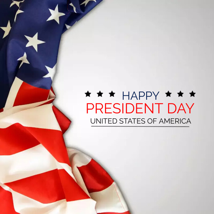 Copy of Happy President's Day Online Greeting Card | PosterMyWall