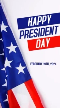Happy President Day Instagram-Story template