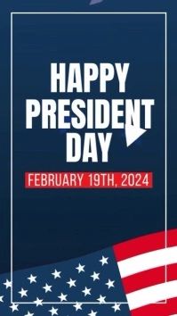 Happy President Day Instagram Story template
