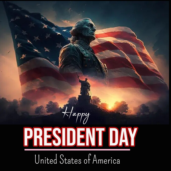 Plantilla de Happy president day Instagram post | PosterMyWall