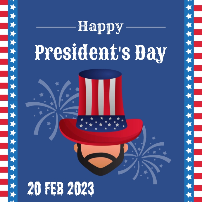 Happy President day Instagram post Template | PosterMyWall