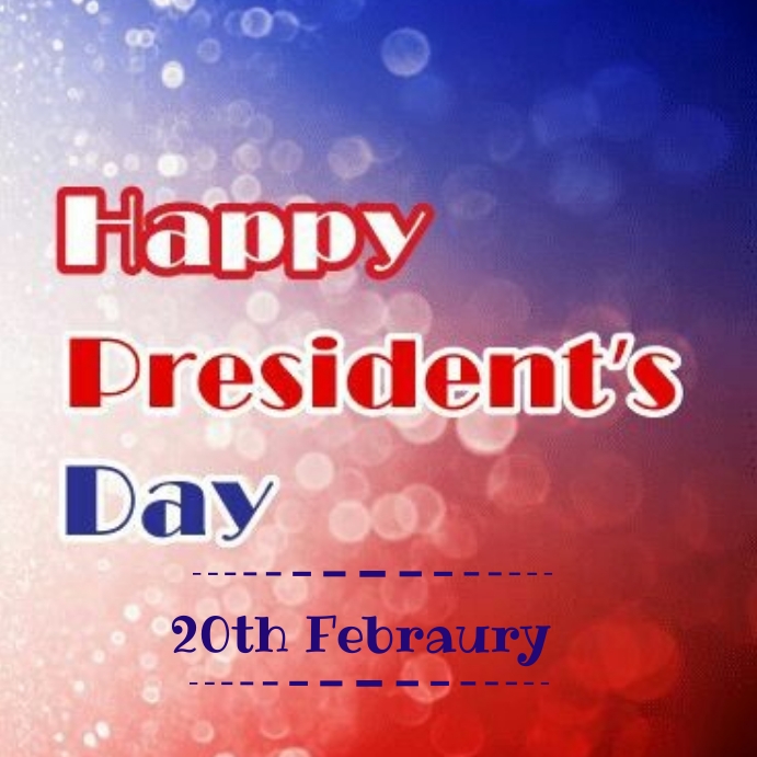 Plantilla de Happy President Day Instagram Post | PosterMyWall