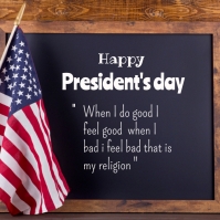 Happy President day Instagram post Template | PosterMyWall