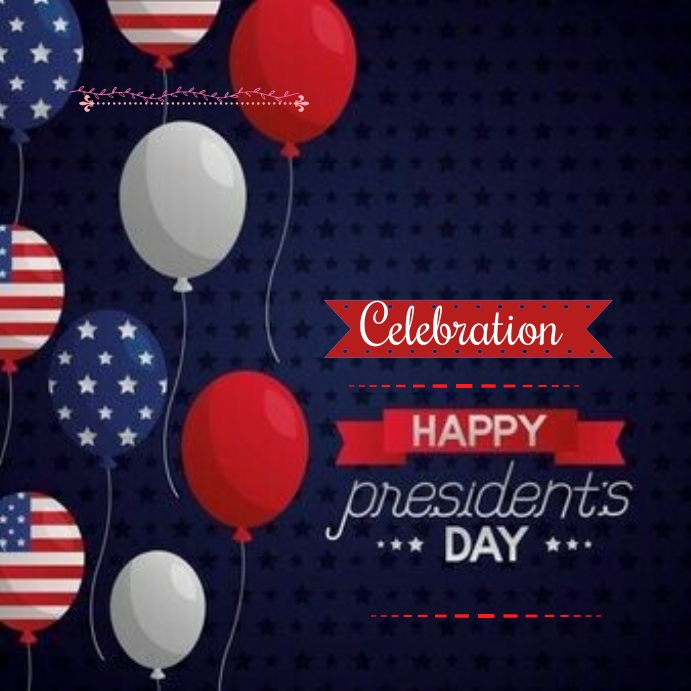Happy president day instagram post Template | PosterMyWall