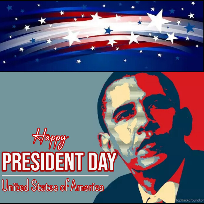Happy president day Instagram post Modelo | PosterMyWall