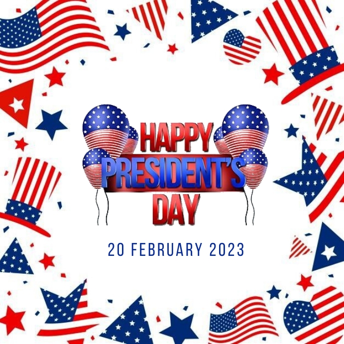 happy president day of America instagram Template | PosterMyWall