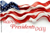 Happy presidents day Etiket template