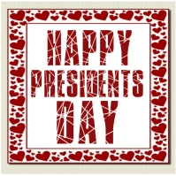 Happy presidents day Logo template