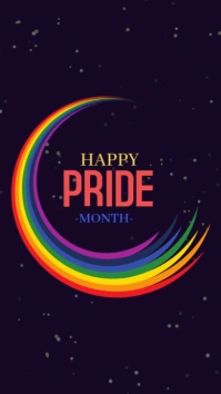 Happy pride month celebration Instagram 快拍 template