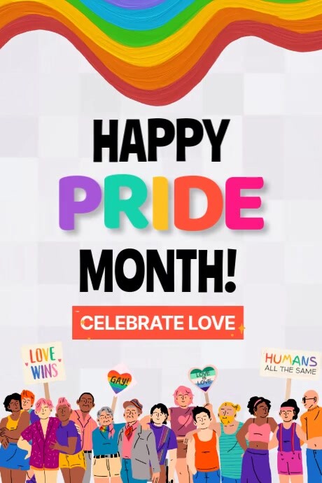 Happy Pride Month Template PosterMyWall happy-pride-month-template-postermywall