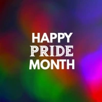 Happy Pride Month Rainbow Video ad template