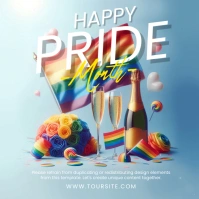 Happy Pride Month Social Media Template Pos Instagram