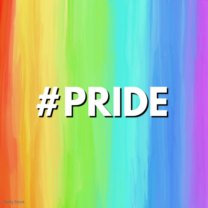 Happy Pride Month wishing card Greetings Instagram Post template