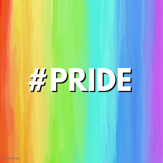 Happy Pride Month wishing card Greetings Instagram-bericht template